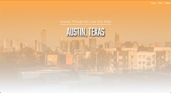 Visit Austin guide for food and coffee